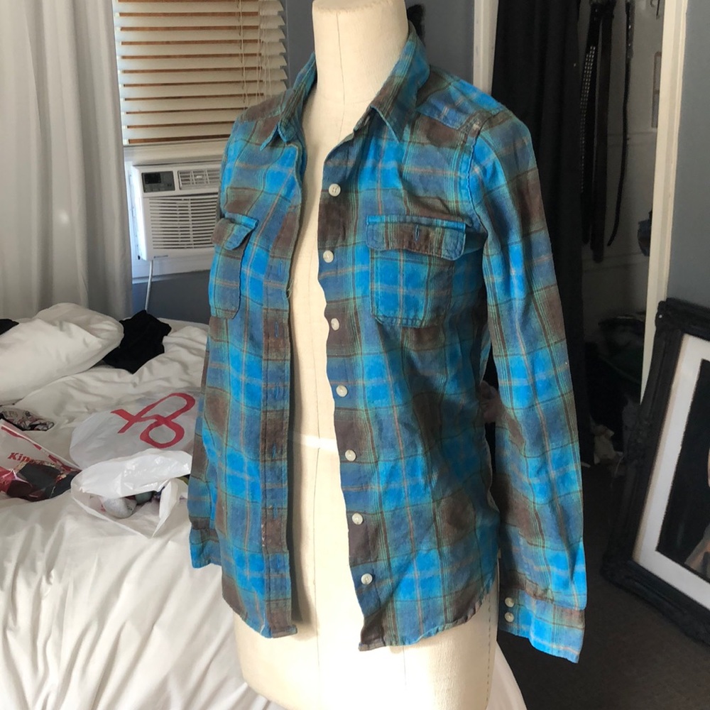 Blue flannel